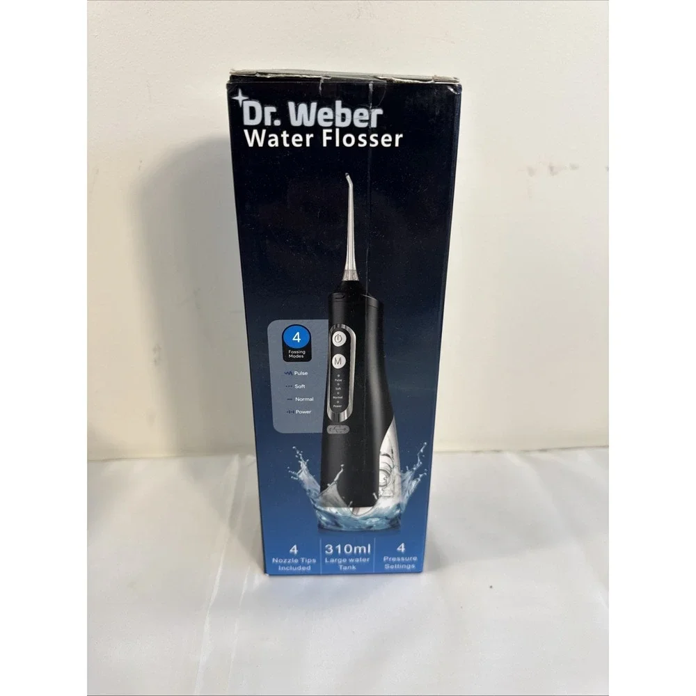 Water Flosser for Teeth Cleaning 4 Modes Rechargeable Oral Irrigator 4‎ Tips